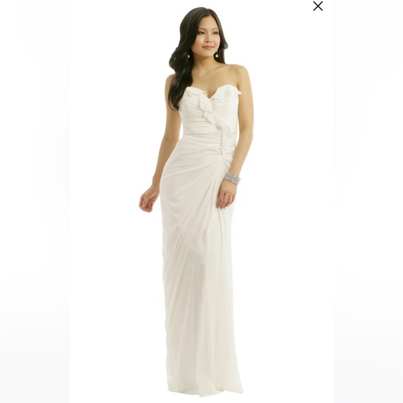 Badgley Mischka Ethereal Gown Ivory - Picture 1 of 11